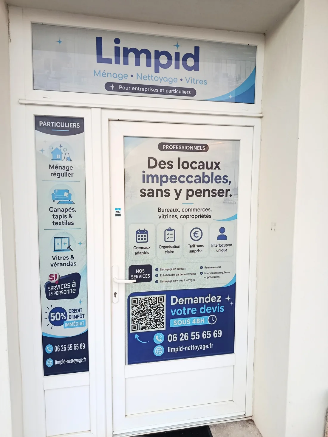 Vitrine de Limpid, 5 rue des Sapins à Darnieulles dans les Vosges